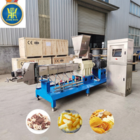 Machine à fabriquer des snacks au maïs, extrudeuse de nourriture soufflée à double vis, machine à souffler le maïs, machines alimentaires pour snacks chinois