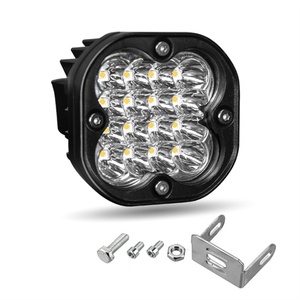 Projecteurs LED pour voiture, 16 LED, 48 W, lumière blanche, puce 3030, éclairage de travail LED robuste pour camion, vente en gros - Product Image 3