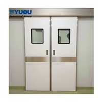 Puerta Seccional Automática de Acero Anticorrosión de Diseño Moderno para Cuartos Limpios Médicos, Fabricada por un Fabricante de Seguridad