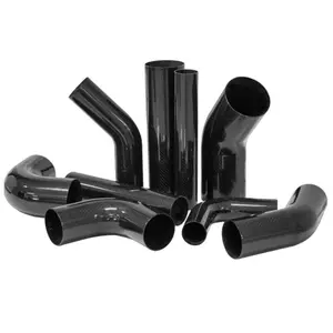 High Strength Air Intake Tube 90 Degree Intake Hoses Carbon Fiber Intake Elbow Bent Tube Pipe