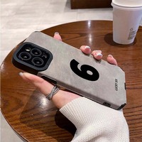 Nouveau chanceux Six lettres impression souple TPU cuir artificiel étui de protection pour téléphone portable pour Iphone 6 7 8 X Xr Xs 11 12 13 14 15 16 17