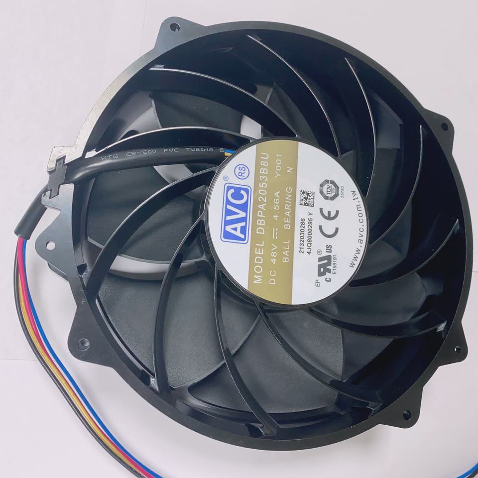 AVC 200x53mm Blower Cooling Fan - 832CFM, 48V DC Brushless