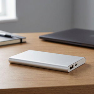 Power Bank Senza Marca a Ricarica Super Veloce 20000mAh, Logo OEM, Alluminio Riciclato, 4000mAh Tipo C, Presa Standard Giapponese, Uscita 20W - Product Image 3