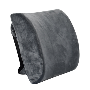 Verano ventilado Malla tela Gel memoria espuma Lumbar respaldo almohada comodidad cojín <span class=keywords><strong>para</strong></span> oficina Camping Hotel avión - Product Image 4