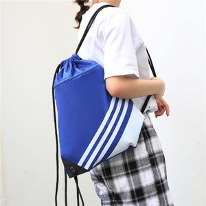 Personalized Promotional Gym Custom Oxford Lining Portable Polyester Zipper <b>Backpack</b> with <b>Drawstring</b> Closure and Logo - Product Image 3