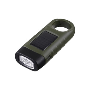Solar Powered Hand-Cranked LED Flashlight Multi-Functional Camping Power <b>Supply</b> Emergency <b>Lighting</b> for <b>Outdoor</b> Earthquake Relief - Product Image 1