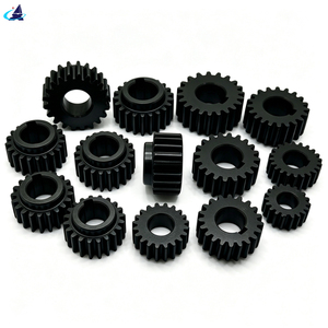 Transportador de Automatización Industrial 45 #   Engranaje Cónico de Acero al Carbono con Óxido Negro Endurecido, Dientes Personalizados, Módulo No Estándar OEM, Engranaje de Espuela a Granel - Product Image 3