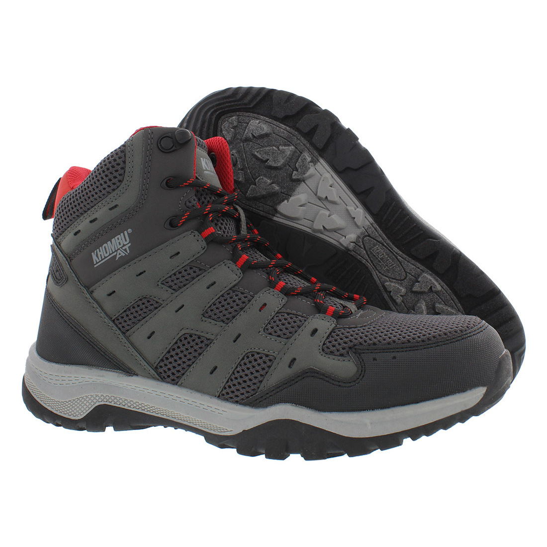 Khombu Atwood Mens Shoes Color Grey/Red | 100% Authentic  display picture 3