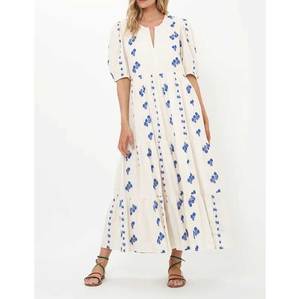 Camicia da spiaggia Gypsy alla moda personalizzata da donna abito con cintura a portafoglio lungo abito estivo abbigliamento Casual da donna abiti - Product Image 1