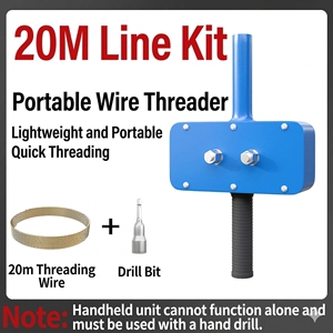 Dispositivo para Tirar Cables, Máquina Eléctrica para Enhebrar Cables, Tiracables Ligero y Portátil - Product Image 2