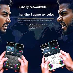 Console de jeu portable Global Battle Game, jeu d'arcade rétro portable, nostalgie, batterie 3000 mAh intégrée, 10000 jeux - Product Image 5