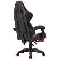 Chaise de gaming inclinable à dossier haut réglable, fauteuil de bureau économique en cuir, métal et PVC pour utilisateurs d'ordinateur, échantillon disponible