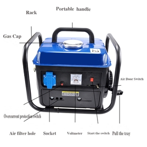 <span class=keywords><strong>Generatore</strong></span> a <span class=keywords><strong>Benzina</strong></span> Portatile a Due Tempi Raffreddato ad Aria, 110V 220V 50Hz 650W 12A, Serbatoio da 3,2L, IE45 - Product Image 5