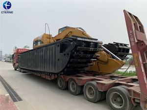 Eterne 20ton Kattengraver Gebruikte Amfibische Graafmachine Met Zijponton - Product Image 3