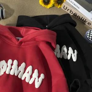 كنزة بغطاء رأس مطبوعة ثلاثية الأبعاد من القطن عالي الجودة كبير الحجم مخصص مصنعي هوديي - Product Image 5