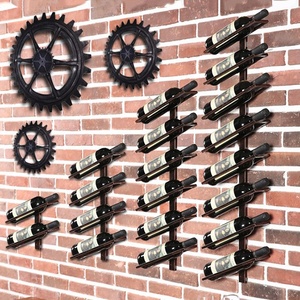 tienda pared instalada metal expositor para botella de <span class=keywords><strong>vino</strong></span> <span class=keywords><strong>tinto</strong></span> - Product Image 2