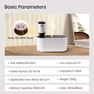 Diffuseur d'arômes sans eau, rechargeable, sans fil, silencieux, pour bureau, avec logo personnalisé, vente en gros - Product Image 6