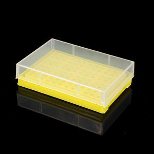 Soporte para tubos de PCR, soporte para tubos de centrífuga, soporte para tubos EP, estante de plástico de doble cara para laboratorio, caja para un solo tubo de PCR, estante de 8 tiras - Product Image 4