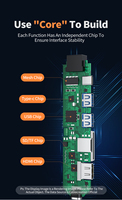 Hub USB C 7 en 1 al por Mayor con HDMI 4K60Hz, 2 Puertos USB 3.0, 100W PD, Gigabit Ethernet, Ranura para Tarjetas SD y TF para MacBook