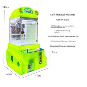 Wanbeile Factory Coin <b>Operated</b> Small Plush Toys Grabber Game Mini Claw Machine for Kids - Product Image 5