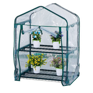 Serra da giardino OEM DD2160 a 4 livelli per la germinazione dei semi e la coltivazione di ortaggi, mini serra con copertura in PVC con cerniera. - Product Image 6