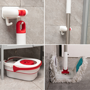 Kit Mop Rotante Pieghevole BOOMJOY per Pulizia Pavimenti Interni con Secchio in Plastica e Sistema Rotante a 360° - Product Image 5