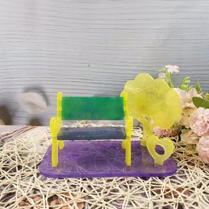 Moules de coulée en résine faits à la main pour bricolage ornements décoratifs Ins Style Silicone banc de parc ornement moule X0322 - Product Image 3