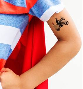 سلسلة تاتو شخصيات الشرطة المؤقتة للأطفال, سلسلة تاتو مخصصة تاتو مؤقت للأطفال ذرع الوجه/ملصقات الوشم ، ملصقات الوشم 160*98 ملم - Product Image 3