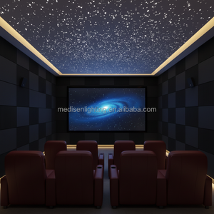 LED Farbwechsel 16W 0,75mm Glasfaser Sternenhimmel Deckenbeleuchtung für Weltraum-/Universum-Museum/KTV/Bar/Hotel - Product Image 3
