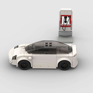 Bloques de Construcción de Plástico ABS para Armar un Superauto Energético, 14 Años de Experiencia en Ensamblaje, Juguete Educativo MOC para Niños - Product Image 4