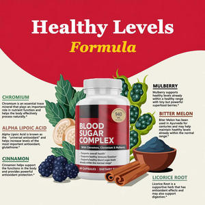 Kapsul Glukosa Darah OEM Kayu Manis, Melon Pahit, Kromium, Murbei, Asam Alfa Lipoat, Kapsul Penyeimbang Glukosa Darah - Product Image 4