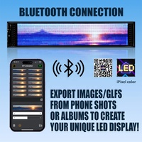 Autocollant d'écran personnalisé auto écran led flexible moto phare démon voiture yeux du diable lumière led matrice pixel panneau pour camion