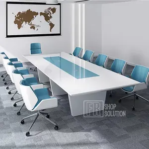 Современная роскошная офисная мебель на заказ от производителя, стол для конференций и тренировок