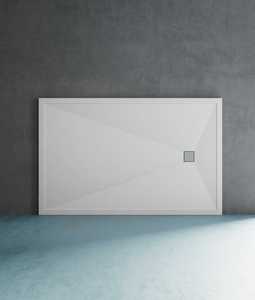 Base de <span class=keywords><strong>douche</strong></span> en pierre de <span class=keywords><strong>quartz</strong></span> solide moderne sur mesure, bac de <span class=keywords><strong>douche</strong></span> intégré monobloc antidérapant pour salle de bain - Product Image 5