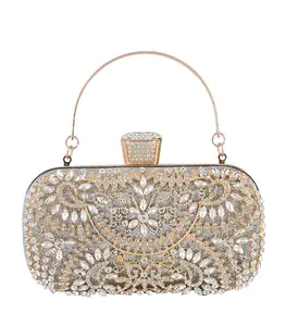 Crystal Star Clutch Bag Luxury Design Diamond Dinner Purses Rhinestone Shoulder Handbag Party Evening Bags
