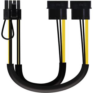 Cable PCI-e 2x5.25/m-PCI-e/m de 20 cm, ideal para conexión de tarjetas gráficas y expansión de hardware en sistemas de alto rendimiento - Product Image 3