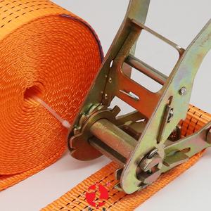 Ulaşım için 2 inç 50mm cırcırlı gerdirme bağlama kayışı 3t kargo Polyester kemer - Product Image 5