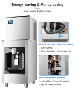 Automatic Air Cooling Compressor <strong>Ice</strong> Cube Vending Machine High Capacity Touch Screen Control All One <strong>Ice</strong> <strong>Dispenser</strong> for Hotel - Product Image 3