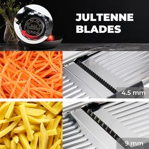 Cortador de mandolina multifunción al por mayor, rebanador ajustable de acero inoxidable para frutas y verduras - Product Image 2