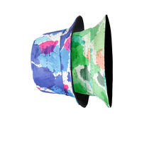 Custom Reversible Full Printed Logo Bucket Hat Verano Mujeres Hombres Playa Bordado Sombreros y Gorras