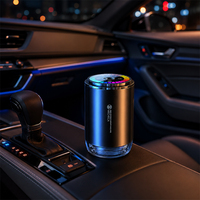 Diffuseur d'arômes miniature rechargeable pratique pour voiture, parfum frais et durable pour les voyages en automobile