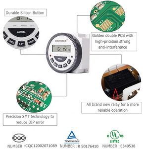TM619 jardín <span class=keywords><strong>riego</strong></span> temporizador 10A 16A 30A 3V <span class=keywords><strong>de</strong></span> la batería <span class=keywords><strong>220V</strong></span> potencia <span class=keywords><strong>de</strong></span> salida temporizador <span class=keywords><strong>de</strong></span> intervalo Digital temporizador programable - Product Image 2