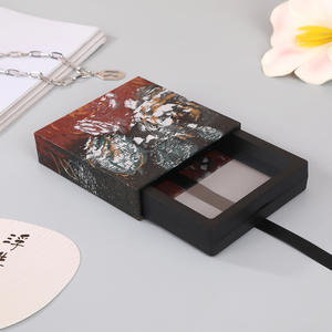 CSMD Fournisseurs <span class=keywords><strong>Chinois</strong></span> Logo Personnel Accepté Cadre en Plastique Transparent PE Film Coulissant Carton <span class=keywords><strong>Suspension</strong></span> Bijoux Boîte de Rangement - Product Image 6