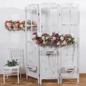 カスタム結婚式の花壁バラ壁背景花パネル装飾用