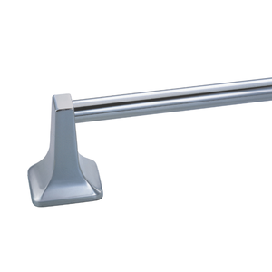 Barre porte-serviettes en alliage de zinc avec base en acier inoxydable, finition chrome classique, 30 pouces, accessoires de salle de bain à fixation murale - Product Image 6