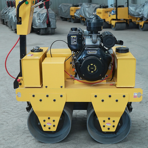 Rodillo Compactador Vibratorio LianDian de 110 KW, de Doble Rueda, Accionado por Aceite, Guiado Manual, Mini Hidráulico, para Carreteras y Césped, con Motor Potente - Product Image 4