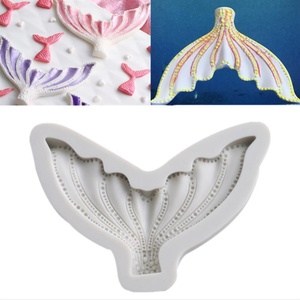 Molde de silicona epoxi con forma de cola de sirena para bricolaje, herramientas para colgantes, accesorios de joyería, moldes para decoración de teléfonos móviles, molde para pastel de chocolate - Product Image 4