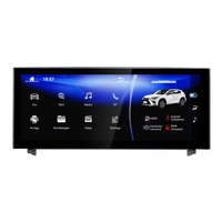 Untuk Lexus IS 13-17 Versi Mouse/Versi Knob Layar 10.25 inci Pemutar Multimedia 8-core DSP Terintegrasi
