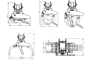 Máquina Cortadora de Ramas con Sierra Rotatoria para Excavadora, Maquinaria Forestal para Tala, Motosierra para Podar Árboles de Forma Eficiente - Product Image 5