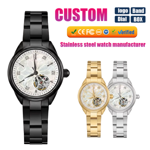 <span class=keywords><strong>Montre</strong></span> automatique mécanique de luxe pour <span class=keywords><strong>femme</strong></span> en acier inoxydable, personnalisable <span class=keywords><strong>avec</strong></span> nom, fournisseur de montres - Product Image 1